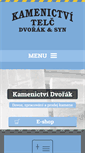 Mobile Screenshot of kamenictvi-dvorak.cz